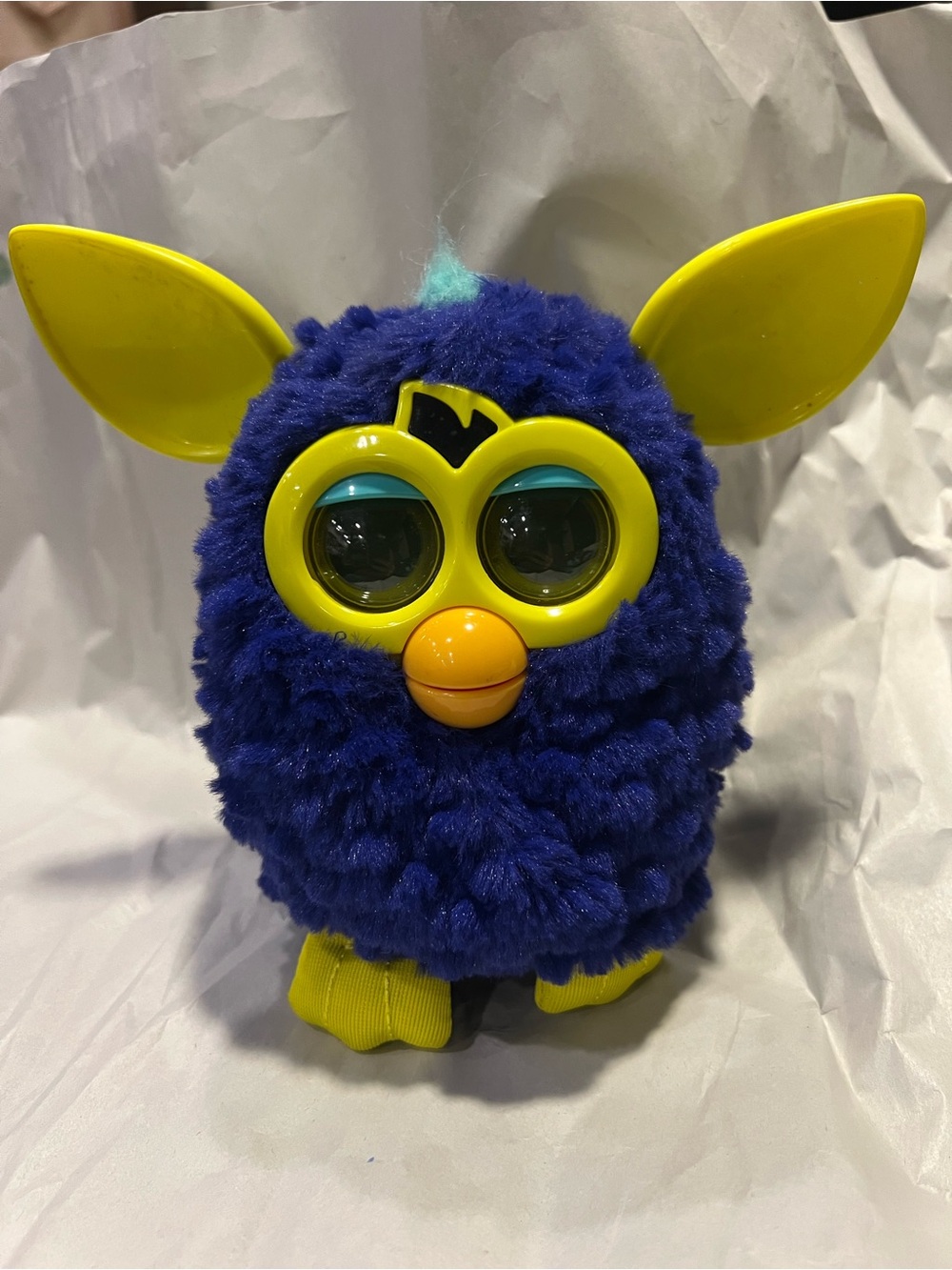 Hasbro Furby Boom Interactive Toy Starry Night Blue&Yellow Furby Toy 2012 Works